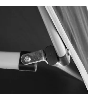 Gazebo richiudibile pieghevole MARKET 3 X 3 Nero ricoperto in PVC impermeabile