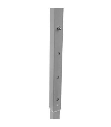 Gazebo richiudibile pieghevole MARKET 3 X 3 Nero ricoperto in PVC impermeabile