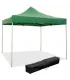 Gazebo richiudibile pieghevole MARKET 3 X 3 Verde ricoperto in PVC impermeabile