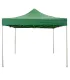 Gazebo richiudibile pieghevole MARKET 3 X 3 Verde ricoperto in PVC impermeabile