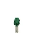 Gazebo richiudibile pieghevole MARKET 3 X 3 Verde ricoperto in PVC impermeabile