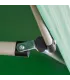 Gazebo richiudibile pieghevole MARKET 3 X 3 Verde ricoperto in PVC impermeabile