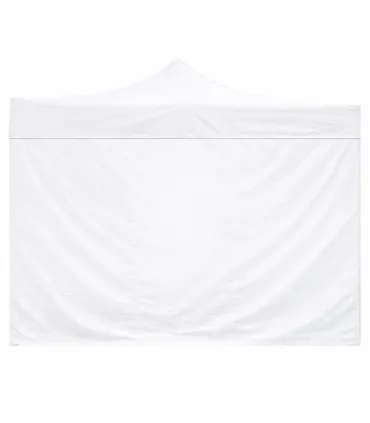 Telo laterale 6x2mt bianco impermeabile per gazebo richiudibile MARKET