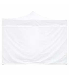 Telo laterale 3x2mt bianco impermeabile ricambio per gazebo richiudibile MARKET