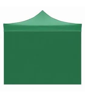Telo laterale 3x2mt verde impermeabile per gazebo richiudibile MARKET