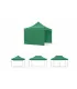 Telo laterale 3x2mt verde impermeabile per gazebo richiudibile MARKET