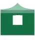 Telo laterale 3x2mt verde impermeabile con finestra per gazebo richiudibile MARKET