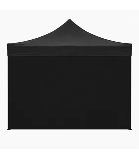 Telo laterale 3x2mt nero impermeabile di ricambio per gazebo richiudibile MARKET