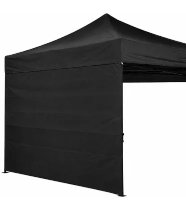 Telo laterale 3x2mt nero impermeabile di ricambio per gazebo richiudibile MARKET
