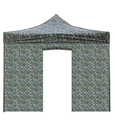 Telo laterale 3x2m militare impermeabile con porta avvolgibile per gazebo richiudibile MARKET