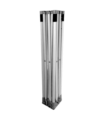 Gazebo richiudibile in alluminio professionale struttura esagonale MARKET 3X3 Bianco impermeabile