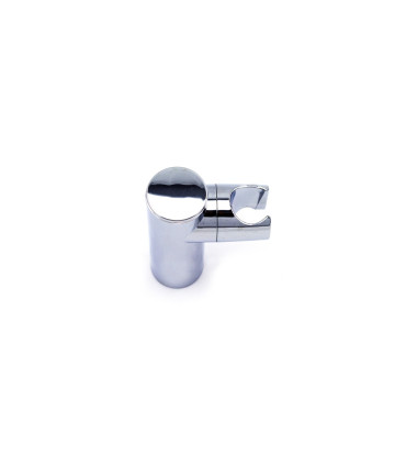 SUPPORTO DOCCIA REGOLABILE IN PVC CROMATO MONTAGGIO A PARETE PER DOCCETTA