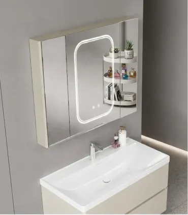 Mobile bagno sospeso in PVC con specchio e lavabo "SIMPLA 100" I Karag I Ap shop