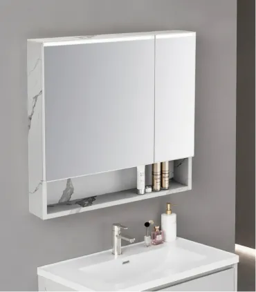 Mobile bagno sospeso in PVC con specchio e lavabo "IVA 100"I KaragI Ap shop