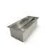 Bruciatore per camino a bioetanolo biocamino in acciaio inox 1,5 lt L30xP12.5xH8.5 cm