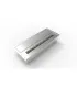 Bruciatore per camino a bioetanolo biocamino in acciaio inox 3,5 lt 45,7X18,7XH9,5 cm