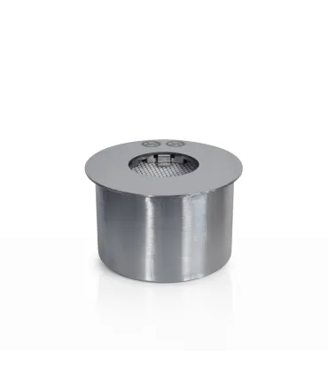 Bruciatore tondo per camino a bioetanolo biocamino inox 1,5 lt d.17 cm