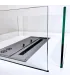 Camino a bioetanolo da terra per interno esterno Panarea Bianco 70x70x35