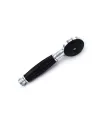 DOCCETTA MONOGETTO DIRITTA STILE ANTICO NERO/CROMO