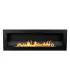 Camino a bioetanolo da incasso parete biocamino 120x40 LIVORNO 120 Nero