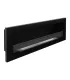 Camino a bioetanolo da incasso parete biocamino 120x40 LIVORNO 120 Nero