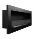Camino a bioetanolo da incasso parete biocamino 120x40 LIVORNO 120 Nero