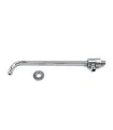 BRACCIO DOCCIA IN OTTONE CROMATO CON DEVIATORE CM 40