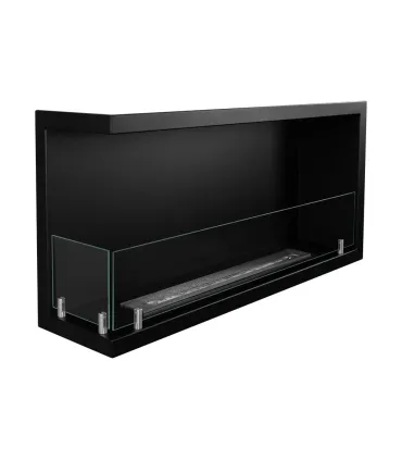 Camino a bioetanolo da incasso ad angolo biocamino angolare 90x45 SUTRI 90 SX