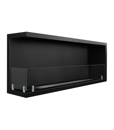 Camino a bioetanolo da incasso ad angolo biocamino angolare 120x45 SUTRI 120 SX
