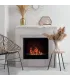 Camino a bioetanolo da terra BELLINI in legno effetto Marmo Bianco Made in Italy L96 x P35 x H96