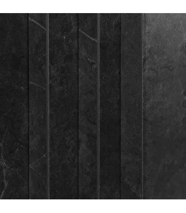 Camino a bioetanolo da terra BELLINI in legno effetto Marmo Nero Made in Italy L96 x P35 x H96