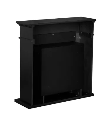 Camino a bioetanolo biocamino da terra JEFFERSON Nero L 89,5 x H90,5 x P28