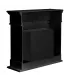 Camino a bioetanolo biocamino da terra Cambridge in legno Nero 110x36x100h