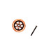 GRIGLIA A CESTELLO RAMATA CON VITE, GATTINARA RAMATE PER PILETTA LAVELLO MM.70x52 COMPLETA DI VITE TGS M6x50