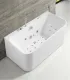 Vasca idromassaggio FANI 170x80 cm bianco lucido con cascata e 10 getti I Karag I Ap shop