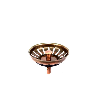 GRIGLIA INOX A CESTELLO PER PILETTE BAKET LAVELLO CUCINA COLOR RAME, GATTINARA