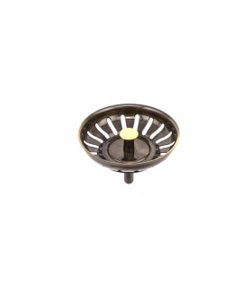 GRIGLIA INOX A CESTELLO PER PILETTE BAKET LAVELLO CUCINA COLOR BRONZO, GATTINARA