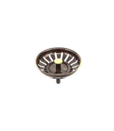 GRIGLIA INOX A CESTELLO PER PILETTE BAKET LAVELLO CUCINA COLOR BRONZO, GATTINARA
