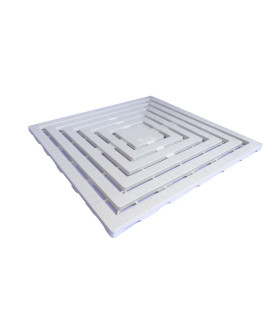 PEDANA DOCCIA IN PVC ANTISCIVOLO 60 X 60 BIANCA