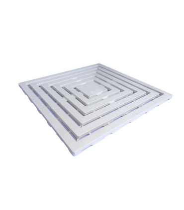 PEDANA DOCCIA IN PVC ANTISCIVOLO 60 X 60 BIANCA