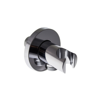 PRESA ACQUA TONDO CON SUPPORTO DOCCIA 1/2"