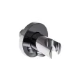 PRESA ACQUA TONDO CON SUPPORTO DOCCIA 1/2"