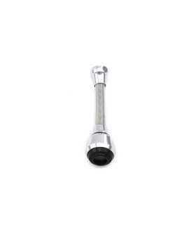 AERATORE ROMPIGETTO FLESSIBILE "ACCIAIO INOX" CON 2
