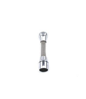 AERATORE ROMPIGETTO FLESSIBILE "ACCIAIO INOX" CORTO