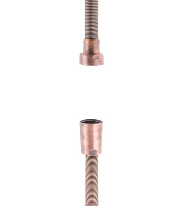 TUBO FLESSIBILE PER DOCCIA IN "ACCIAIO INOX" COLORE RAME