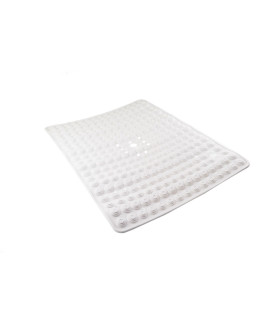 TAPPETO DOCCIA ANTISCIVOLO TAPPETINO 60X60 ANTIMUFFA BIANCO