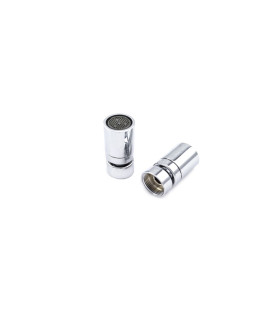 AERATORE ROMPIGETTO FILETTO F 3/8 CON SNODO IN OTTONE "CROMO" MINIAERATORE