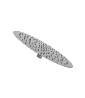 SOFFIONE DOCCIA IN ACCIAIO INOX CROMO SLIM 0.5mm TONDO