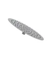 SOFFIONE DOCCIA IN ACCIAIO INOX CROMO SLIM 0.5mm TONDO