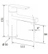 MONOCOMANDO MISCELATORE LAVABO MARIANI 393/AT SERIE "ARTIC"